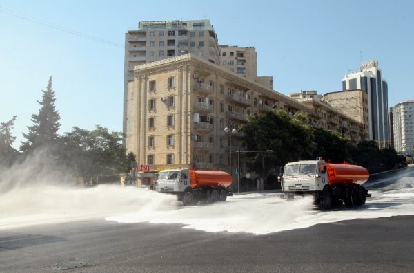 Bakıda 546 küçə dezinfeksiya edildi - FOTO