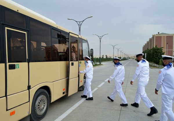 Hərbi qulluqçuların ehtiyata buraxılması mərasimi keçirilib - FOTO