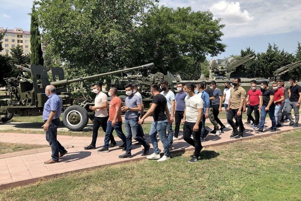 Türkiyəli hərbçilər Hərb Tarixi Muzeyində oldu