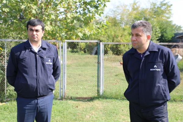 “Azəriqaz”ın baş direktoru Tərtər, Ağdam, Füzulu rayonlarında - FOTO