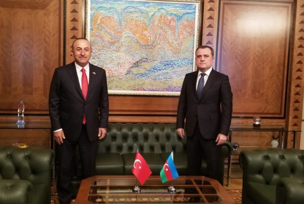 Ceyhun Bayramov və Mövlud Çavuşoğlunun görüşü başlayıb