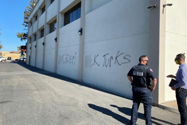 Ermənilər Kaliforniyada azərbaycanlılara qarşı vandalizm aktı törədib