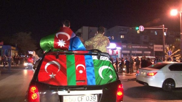 Qubadlı şəhərinin işğaldan azad olunması Sumqayıt şəhərində sevinclə qarşılandı