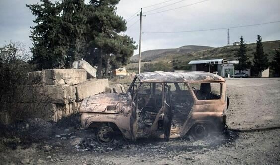 Erməni kapitan Ando Qrikoryan hərəkət etdiyi UAZ-la birlikdə məhv edildi - RƏSMİ