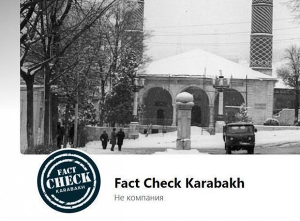 “Fact Check Karabakh” daha bir erməni yalanını ifşa etdi