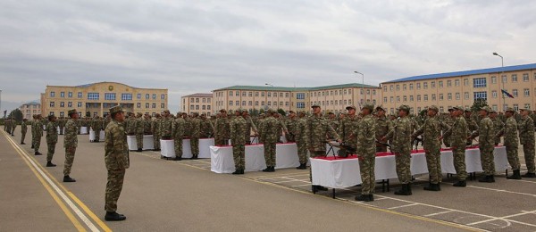 Naxçıvan Qarnizonu Qoşunlarında gənc əsgərlər Vətənə sədaqət andı içiblər