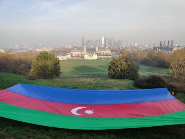 Londonda Şuşanın azad olunması şərəfinə aksiya keçirilib