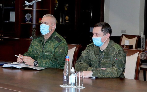 Ermənistan Müdafiə naziri David Tonoyan general-leytenant Rüstəm Muradov ilə görüşüb - FOTO