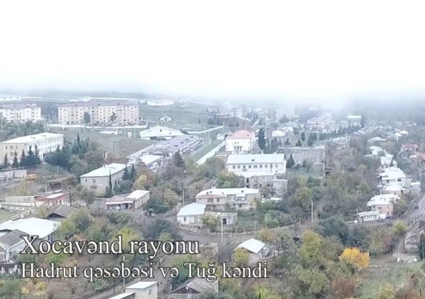 Xocavəndin Hadrut qəsəbəsi və Tuğ kəndi