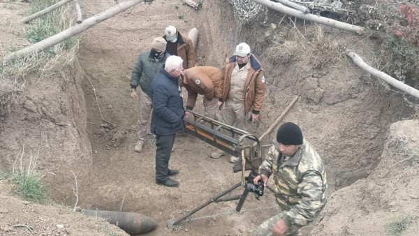 Füzulidə kustar üsulla hazırlanmış raketatan aşkar edildi