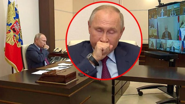Putin iclas zamanı öskürək krizisinə girdi