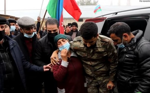 Göyçayda daha bir qazimiz izdihamla qarşılandı