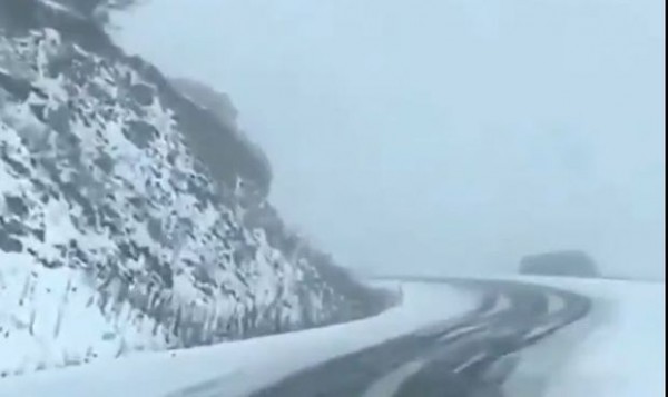Kəlbəcərin qarlı yollarını bir də belə görün