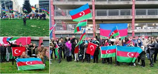 Almaniyada Azərbaycanın əldə etdiyi tarixi qələbə münasibətilə aksiya keçirilib