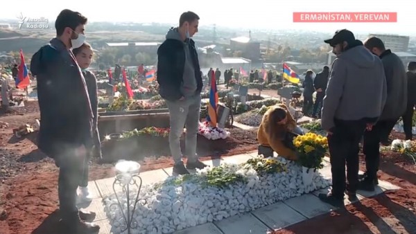 "Mənim üçün qələbə torpaq yox, dostumun sağ olması olardı" - Erməni əsgərlərin basdırıldığı məzarlıqdan VİDEO