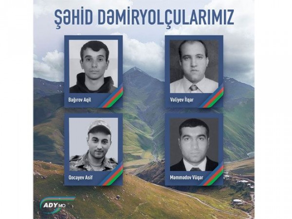 Dəmiryolçu şəhidlərimizi tanıyaq - FOTO