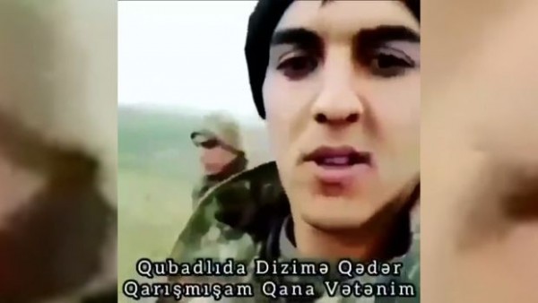 Azərbaycan əsgərindən vətənpərvər şeir parçası