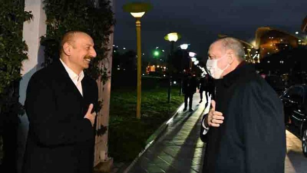 İlham Əliyev Ərdoğanın şərəfinə ziyafət verdi
