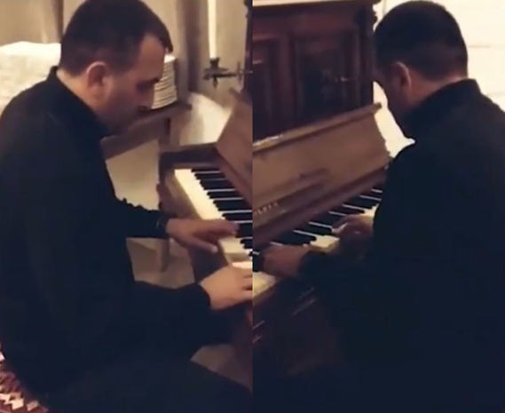 “Zəfər” ordenli şəhid polkovnik Babək Səmidlinin piano ifası