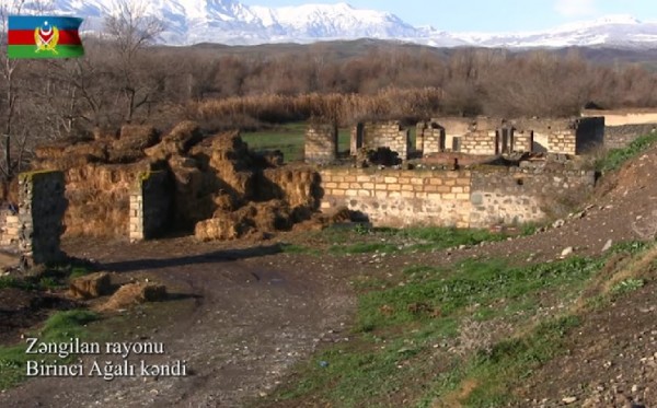 Zəngilanın Birinci Ağalı kəndindən görüntülər