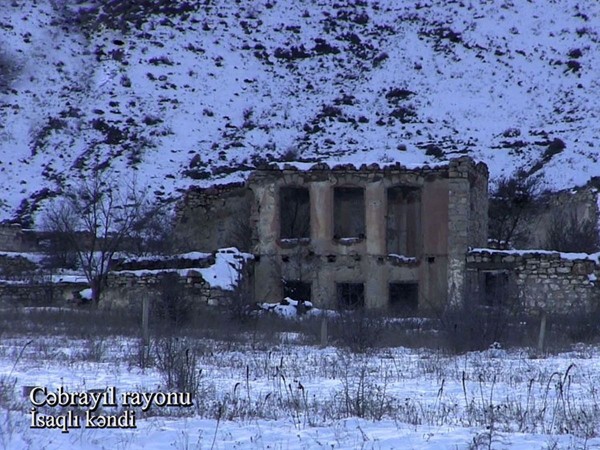 Cəbrayıl rayonunun İsaqlı kəndinin görüntüləri