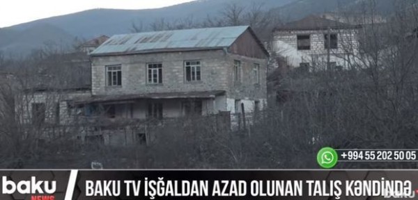Baku TV işğaldan azad edilmiş Talış kəndində