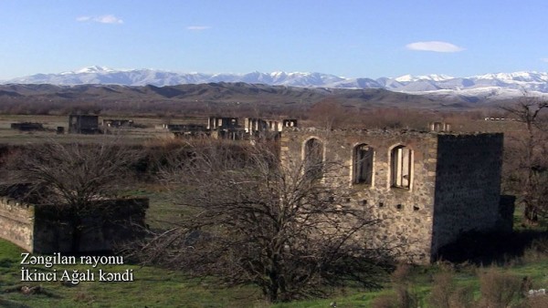 Zəngilanın İkinci Ağalı kəndinin görüntüləri