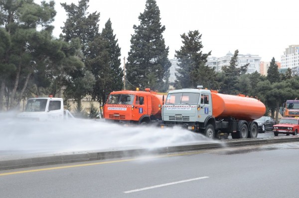 Sabah Bakıda gücləndirilmiş dezinfeksiya işləri aparılacaq