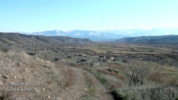 Zəngilan rayonunun Genlik kəndindən görüntülər