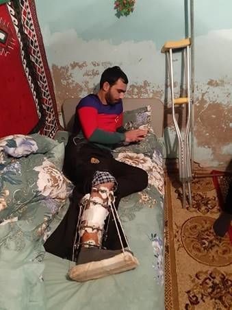 Daha bir qazi ailəsinə dəstək işləri aparılır