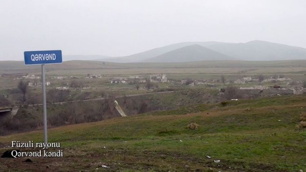 Füzuli rayonunun Qərvənd kəndindən görüntülər