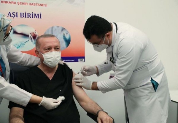 Vaksinasiyadan sonra Ərdoğandan açıqlama