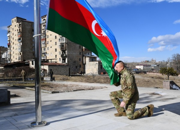 İlham Əliyev və Mehriban Əliyeva işğaldan azad olunmuş ərazilərdə - FOTO