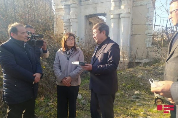 TÜRKSOY və TDƏŞ nümayəndələri Füzuliyə səfər edib - FOTO