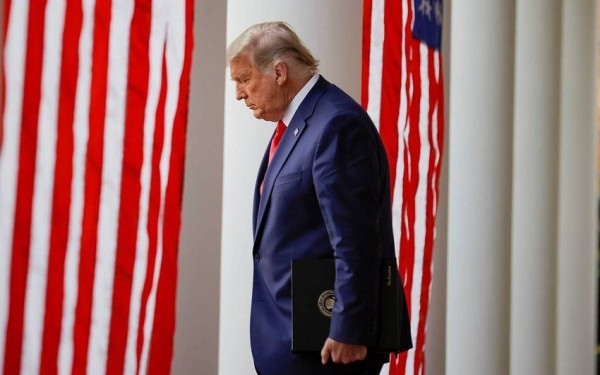 Donald Tramp vida çıxışını yazdı