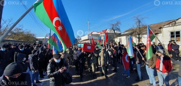 Daha bir şəhidimiz dəfn edildi - FOTO