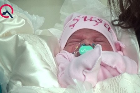 Şəhidin yeni doğulan övladına Şuşa adı verildi - FOTO