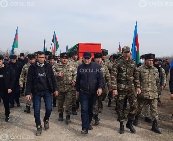 Şəhid polkovnik-leytenant dəfn edildi - FOTO