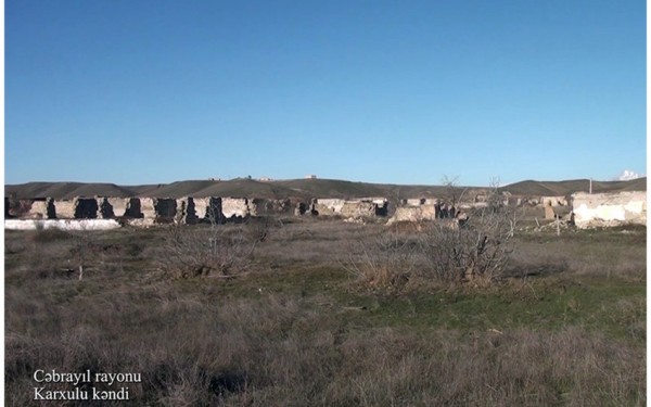 Cəbrayılın Karxulu kəndindən görüntülər