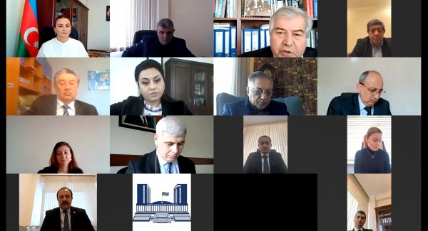 Mədəniyyət komitəsinin onlayn formatda iclası keçirilib - FOTO