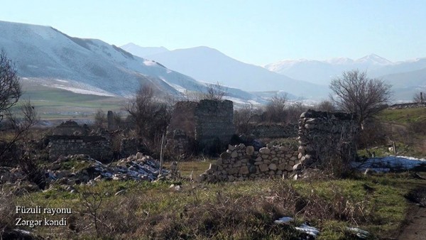 Füzuli rayonunun Zərgər kəndi - FOTO