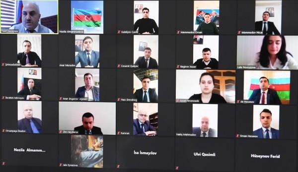 Gənclər günü münasibəti ilə videokonfrans keçirilib