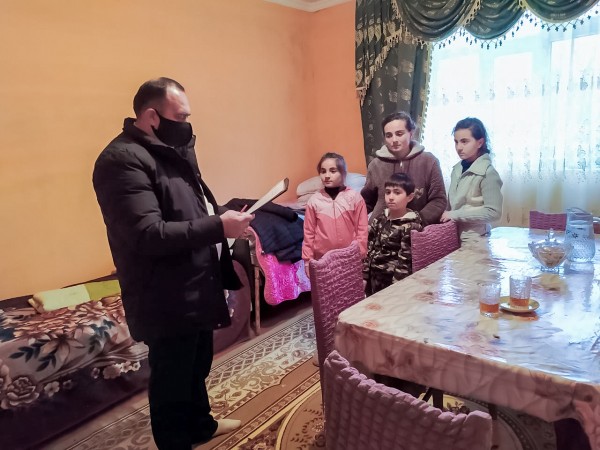 Qazi ailəsinin məşğulluğuna, maddi  təminatına kömək göstərilir