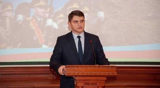 Aprel şəhidinin oğlu Rusiyada rütbə aldı