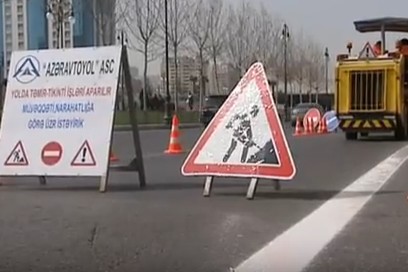 Bakının bu hissəsində hərəkət məhdudlaşdırılır - FOTO