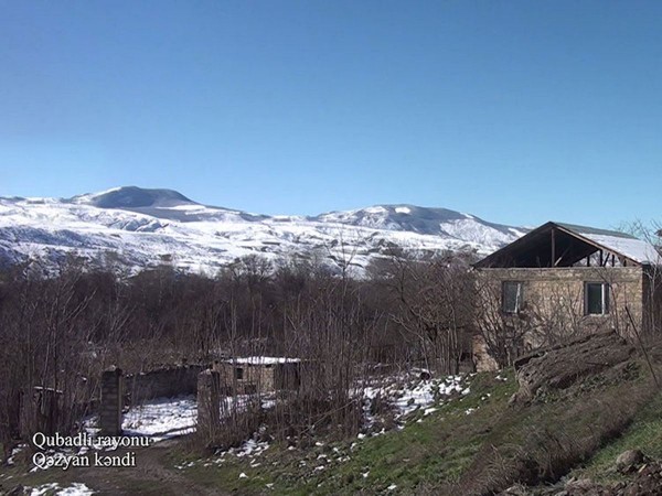 Qubadlının Qəzyan kəndinin görüntüləri