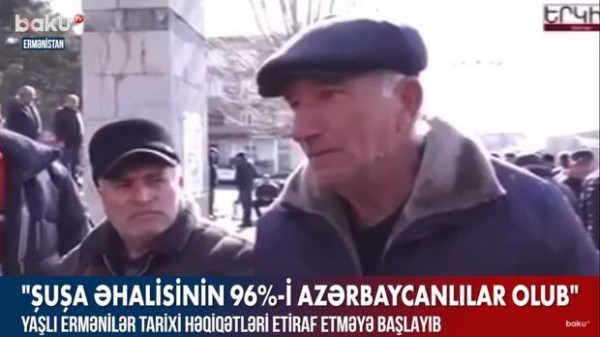 Yaşlı ermənidən etiraf: “Şuşa tarixi Azərbaycan şəhəridir”