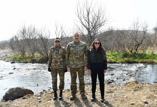 İlham Əliyev və Mehriban Əliyevanın Füzuli, Zəngilan, Laçın və Cəbrayıla səfərlərindən fotoreportaj