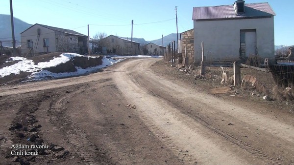 Ağdamın Cinli kəndinin görüntüləri