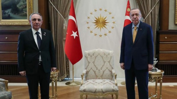 Ərdoğan Kamran Əliyevi qəbul edib